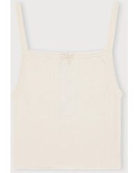 Organic Basics - Pointelle Top - Lyst