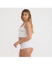 Organic Basics - Pointelle Shorty - Lyst