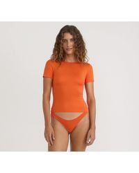 Organic Basics - Soft Touch Veil Tee - Lyst