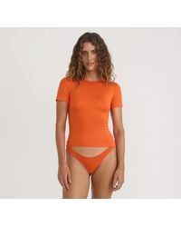 Organic Basics - Soft Touch Veil Tee - Lyst