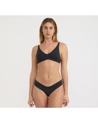 Organic Basics - Bare Plunge Bralette - Lyst