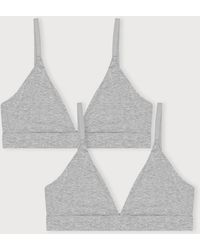Organic Basics - Core Triangle Bralette 2-Pack - Lyst