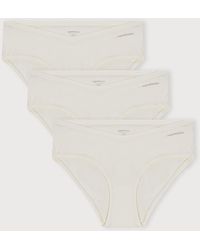 Organic Basics - Flex Hipster 3-Pack Off Off Off - Lyst
