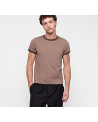 Organic Basics - True Heavy Ringer Tee - Lyst