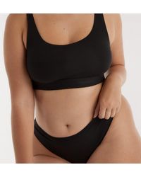 Organic Basics - Core Rib Thong - Lyst