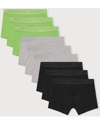 Organic Basics - Core Trunks 9-Pack Artichoke Melange - Lyst
