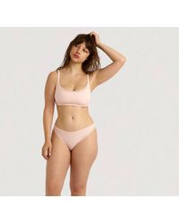 Organic Basics - Flex Lace Scoop Bralette - Lyst
