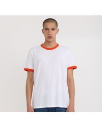 Organic Basics - Core Play Ringer Tee Vibrant - Lyst