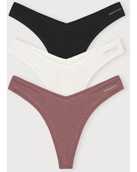 Organic Basics - Flex Thong 3-Pack - Lyst