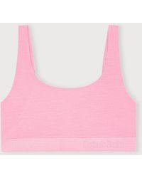 Organic Basics - Soft Touch Scoop Neck Bralette - Lyst