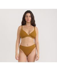 Organic Basics - Core Rib Triangle Bralette - Lyst