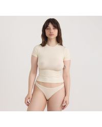 Organic Basics - Soft Touch Veil Thong - Lyst