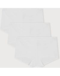 Organic Basics - Core Rib Shorty 3-Pack - Lyst