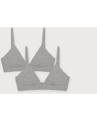 Organic Basics - Core Rib Triangle Bralette 2-Pack - Lyst
