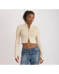 Organic Basics - Soft Knit Rib Track Jacket - Lyst
