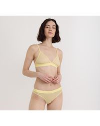 Organic Basics - Mesh Triangle Bralette - Lyst