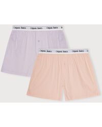 Organic Basics - Easy Boxer Shorts 2-Pack Himalayan Salt - Lyst