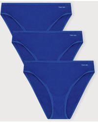 Organic Basics - Core Rib High-Leg Briefs 3-Pack - Lyst