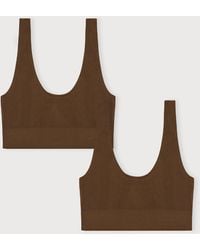 Organic Basics - Smooth Bralette 2-Pack - Lyst