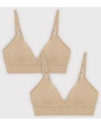 Organic Basics - Smooth Padded Bra 2-Pack - Lyst