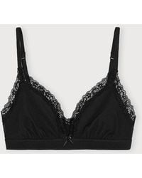 Organic Basics - Flex Lace Triangle Bralette - Lyst