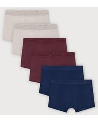 Organic Basics - Core Trunks 6-Pack Stone Plum Deep - Lyst