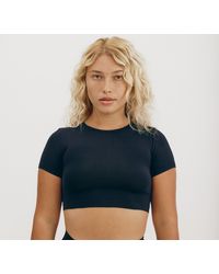 Organic Basics - Smooth Crop Tee - Lyst