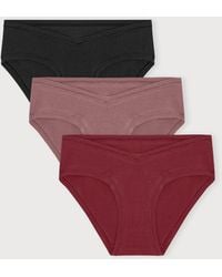 Organic Basics - Flex Hipster 3-Pack Cranberry Rose Wood - Lyst