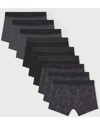 Organic Basics - Core Trunks 9-Pack Slate+ Slate Orb Print - Lyst