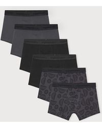 Organic Basics - Core Trunks 6-Pack Slate+ Slate Orb Print - Lyst