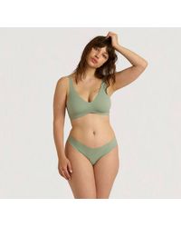 Organic Basics - Bare Plunge Bralette - Lyst