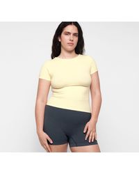 Organic Basics - Seamless Waffle Tee - Lyst
