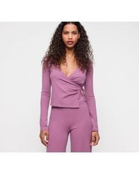 Organic Basics - Everyday Wrap Top - Lyst