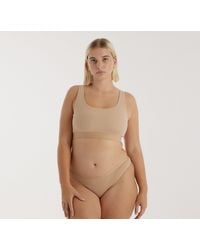 Organic Basics - Core Thong 6-Pack Hazelnut Hazelnut Hazelnut Hazelnut Hazelnut Hazelnut - Lyst