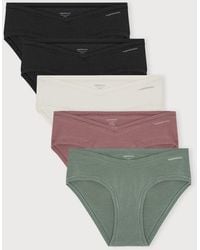 Organic Basics - Flex Hipster 5-Pack Off Rose Wood Seaweed - Lyst