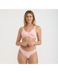 Organic Basics - Bare Plunge Bralette - Lyst