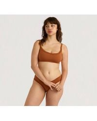 Organic Basics - Flex Lace Scoop Bralette - Lyst