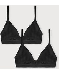 Organic Basics - Flex Triangle Bralette 2-Pack - Lyst