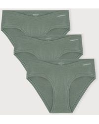 Organic Basics - Flex Hipster 3-Pack Seaweed Seaweed Seaweed - Lyst