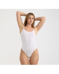 Organic Basics - Pointelle Bodysuit - Lyst