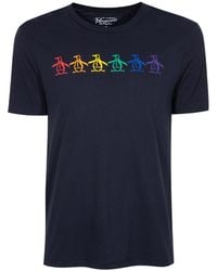 Original Penguin - Pride Graphic Petes T-shirt In Dark Sapphire - Lyst