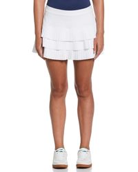 Original Penguin - Women's Ruffle Tiered Tennis Skort In Bright White - Lyst
