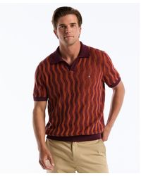 Original Penguin - Icons Wavy Johnny Collar Sweater Polo In Port Royale - Lyst