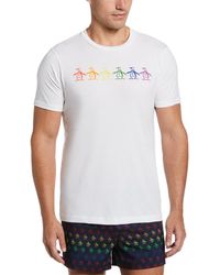 Original Penguin - Pride Graphic Petes T-shirt In Bright White - Lyst