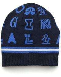 Original Penguin - Jacquard Beanie In Black Iris - Lyst