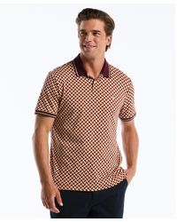 Original Penguin - 70's Interlock Geo Polo In Port Royale - Lyst