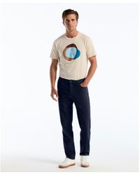 Original Penguin - Slim Fit 5 Pocket Trousers In Dark Sapphire - Lyst