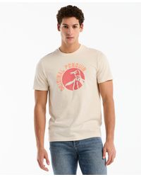 Original Penguin - Logo Pete Graphic T-shirt In Birch - Lyst