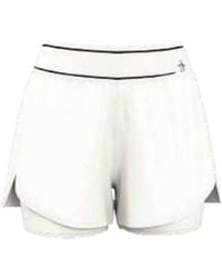 Original Penguin - Women's Tennis Short With Striped Pete In Bright White - Lyst