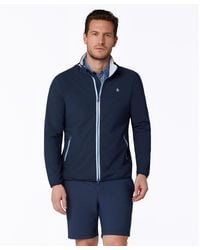 Original Penguin - Legacy Golf Wind Jacket In Black Iris - Lyst